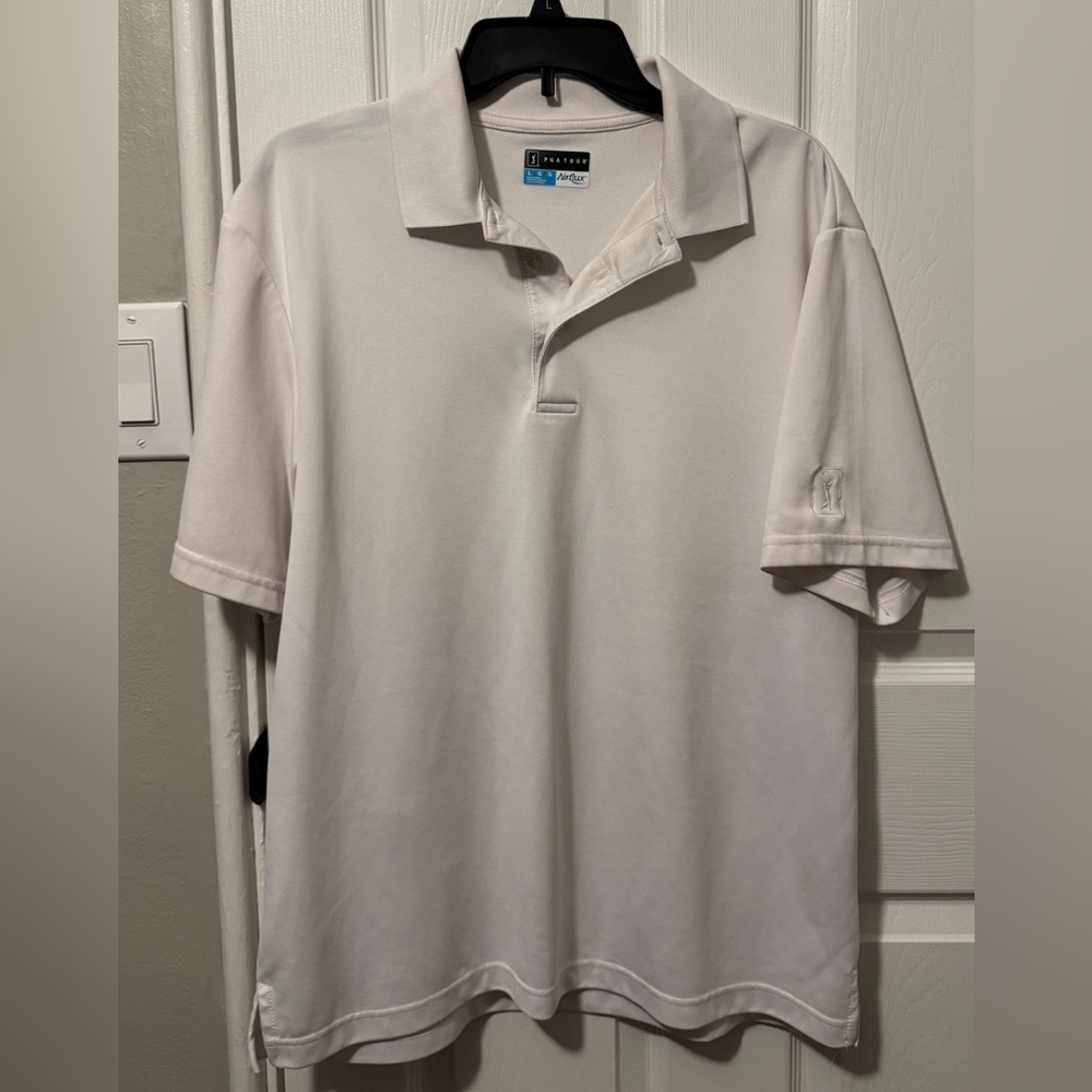 PGA Tour Men's White Polo Shirt